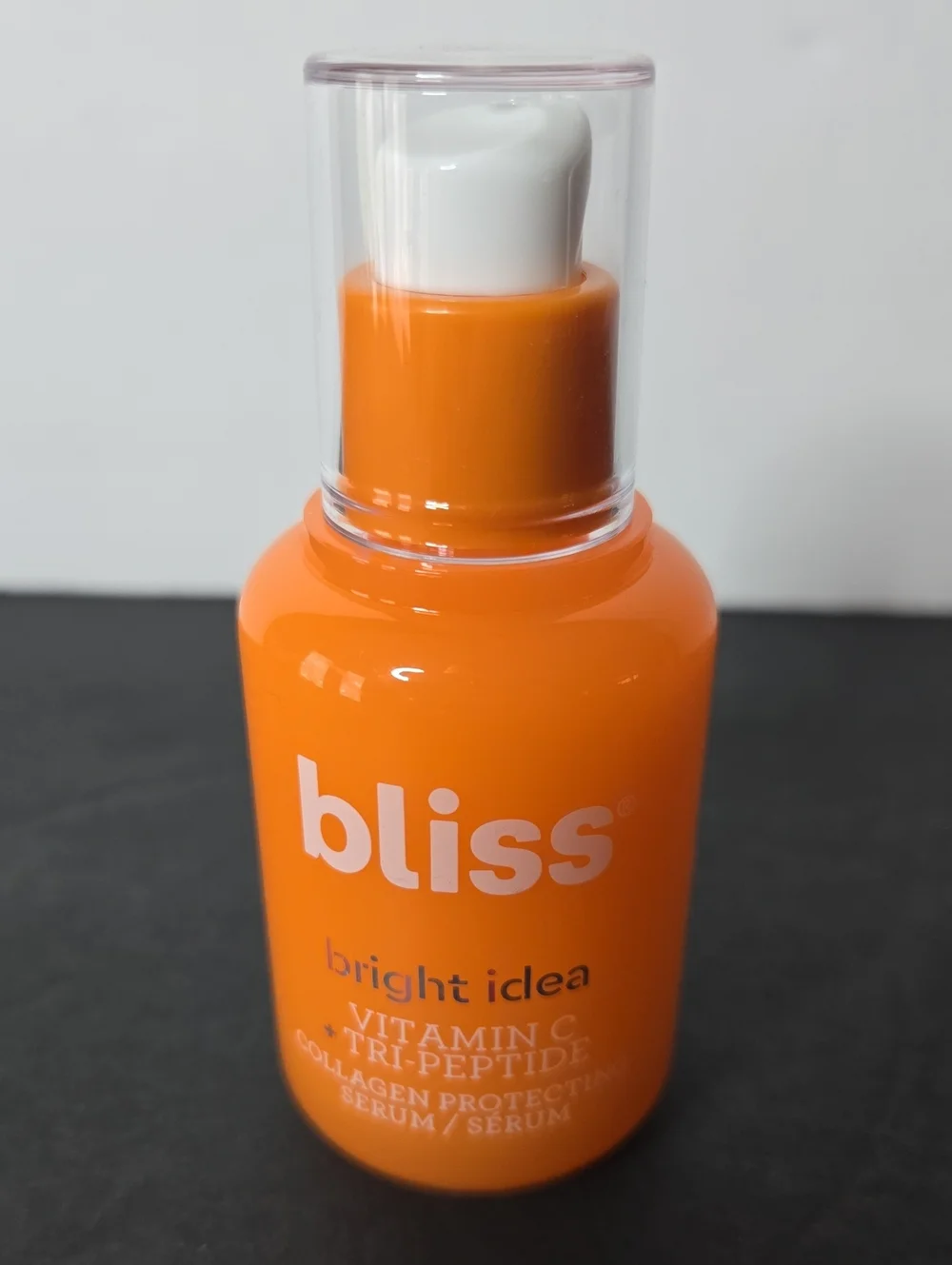 Bliss 1 fl.oz. Bright Idea Vitamin C + Tri-Peptide Brightening Facial Serum NEW